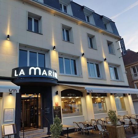 Le Grand Hotel De La Marine Port-en-Bessin-Huppain Exterior foto